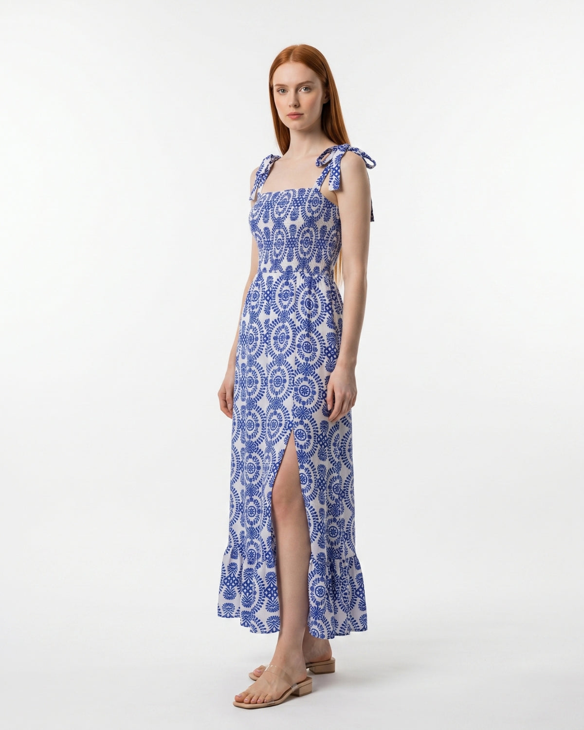 Gaia Maxi Dress - Blue