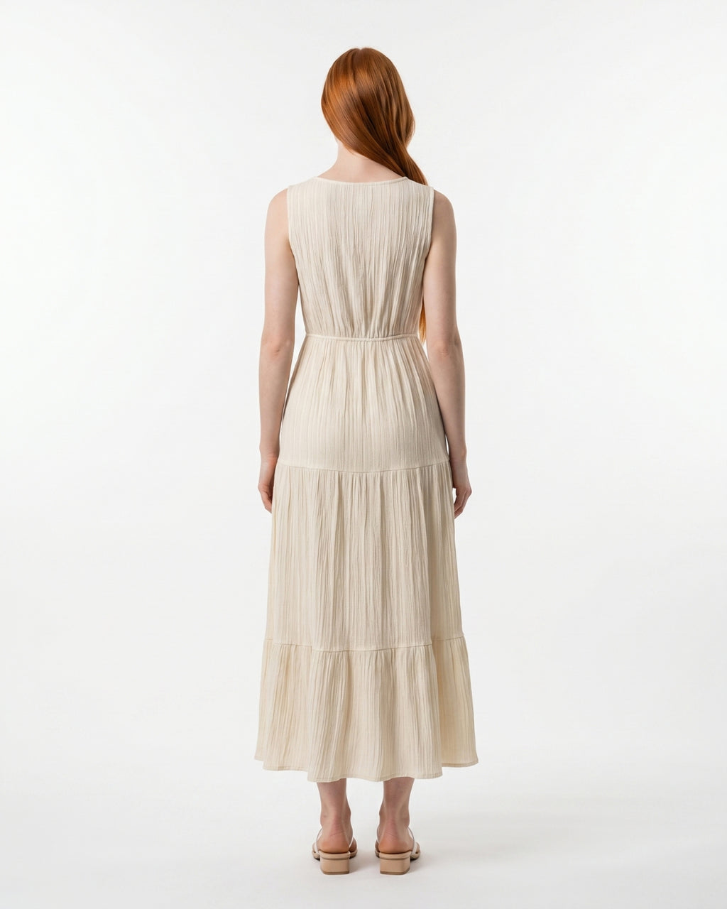 Livia Midi Dress - Ivory