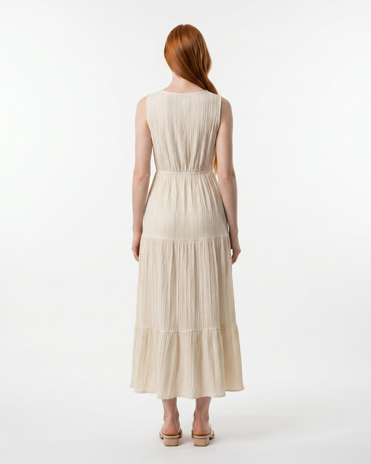 Livia Midi Dress - Ivory